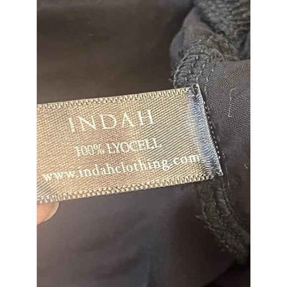 NWT INDAH Julie Cutaway Maxi Dress Size Small Black Romantic Goth - Picture 12 of 12